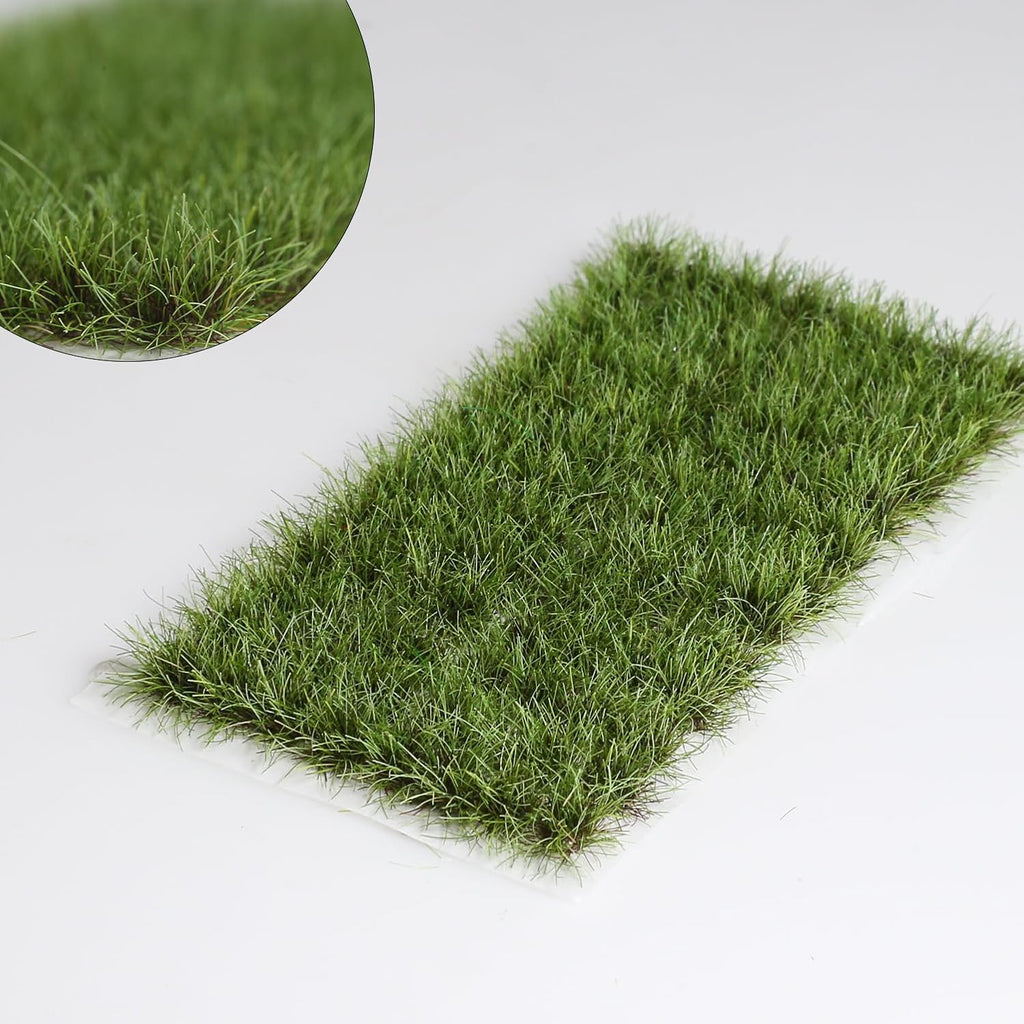 104-pcs 8mm Tall Diorama-Flowers-Grass Model Grass Cluster Spring Fresh Light Green Static-Grass for Model-Train-Scener Wargaming-Terrain ，Dioramas & DIY Crafts