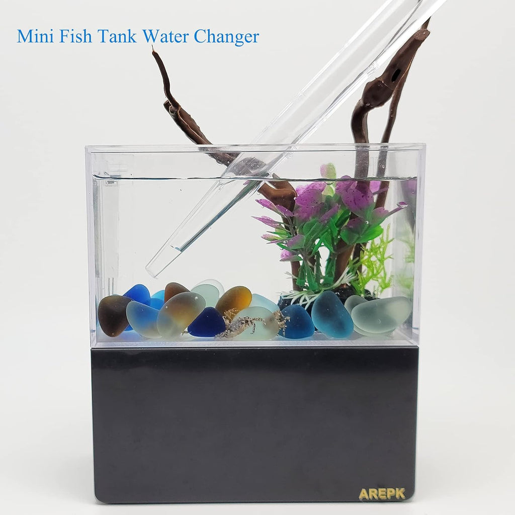 Aquarium Coral Feeder Fish Feeder Waste Clean Tool Manual Cleaner Water Changer Fish Tank Cleaning Tool Siphon Dropper Waste Remover Aquatic Bottom Pipette (25IN)