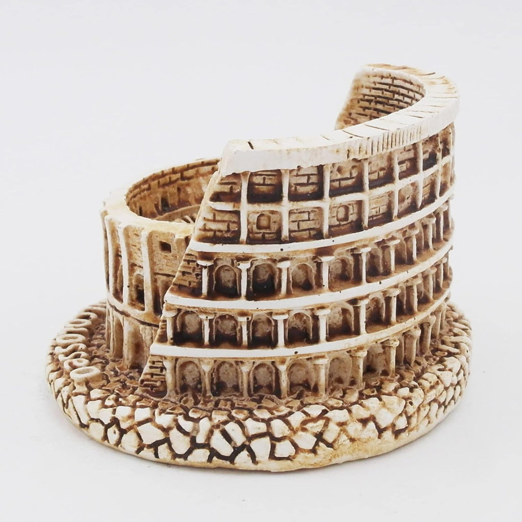 Rome Colosseum Fish Tank Decorations Ancient Arena Amphitheatre Roman Reptile Turtle Lizard Spider Tanks Terrarium Building Décor Ornament Pet