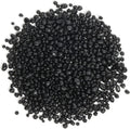 T4U Tumbled Chips Stones Crushed Black Gravels 2 LB, Irregular Shaped Natural Rock Pebbles, DIY Polished Rocks for Potted Plant, Bonsai, Vase Fillers Aquarium Decoration, Aquarium Gravel Rocks