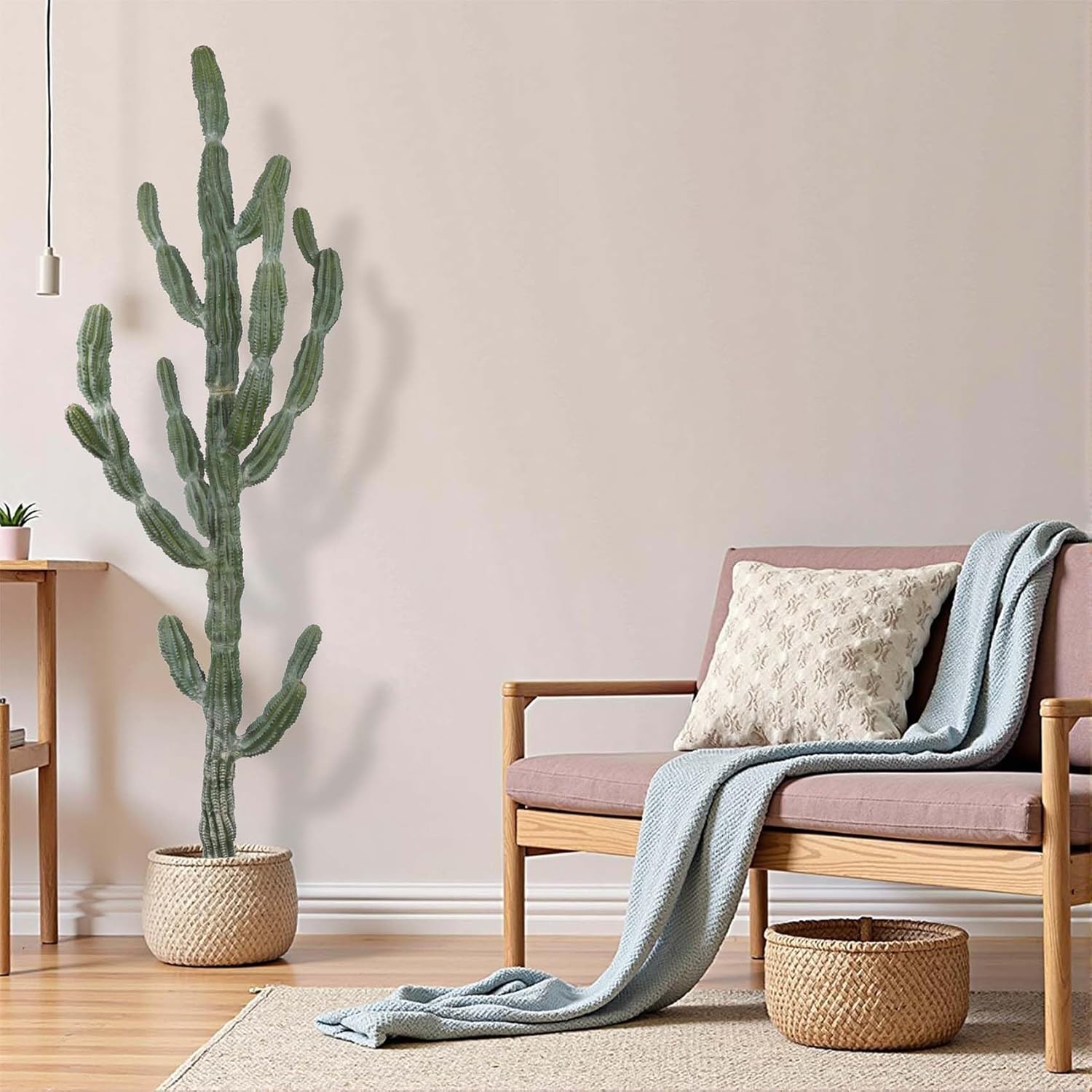 Artificial Cactus 59inch Faux Cacti Fake Saguaro Plants for Indoor Outdoor Home Office Garden Decor