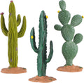 ARTIBETTER 3pcs Artificial Cactus Green Simulated Cactus Artificial Sand Decor Faux Succulent Decor Fake Cacti Plants Table Ornament Centerpieces for Home Office Decoration