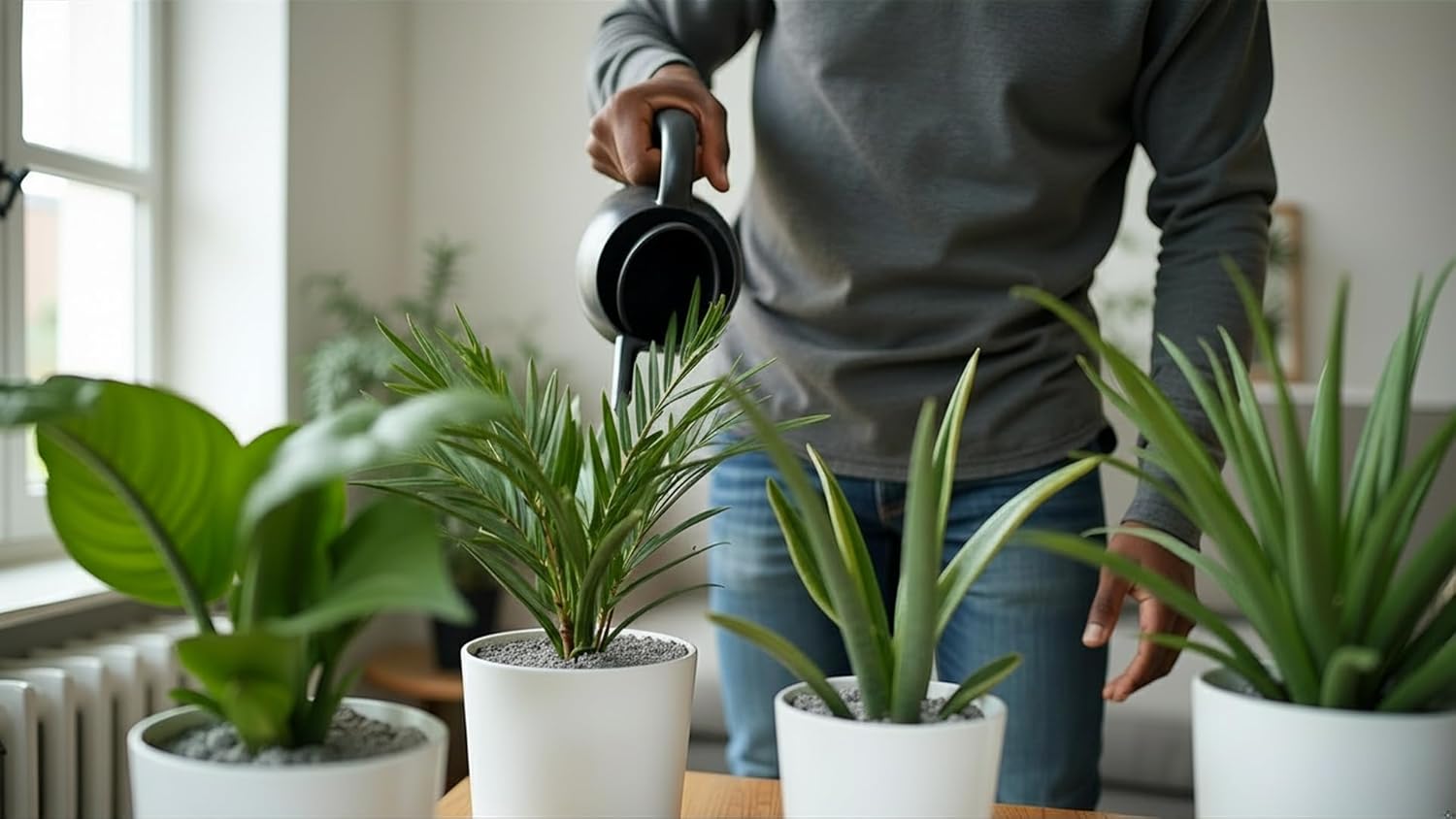 LA TERRA Soil for Foliage Plants, 3L (Medium Grain) Made in Japan – Nutrient-Enriched, Clean, No Mess, Reusable-Crystal Grain