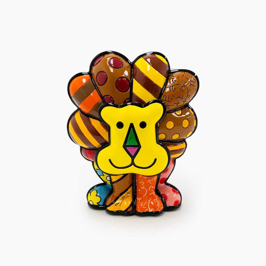 Britto Collectible Figurine - Iconic Art Figurine, Decorative Displays for Modern Home Decor | Designed by Iconic Artist Romero Lion (Multicolor)