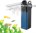 Internal Fish Tank Filter, 12W Adjustable Water Flow Submersible Aquarium Filter Pump for 40~60 Gallon Freshwater or 25~45 Gallon Saltwater, 2 Mode Aeration & Rainfall, TE-900(250GPH)