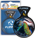 Flipper DeepSee 5" Magnetic Aquarium Viewer – Optical-Grade Magnifying Lens for Glass & Acrylic Tanks up to 5/8" Thick – Hands-Free Underwater Viewing for Fish, Corals & Aquarium Photography – Black