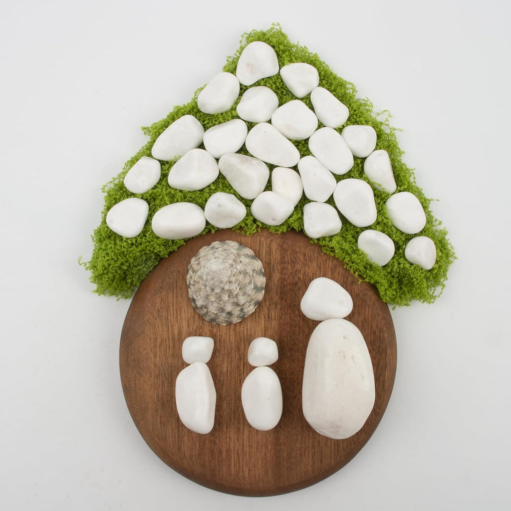 40 lbs White Polished Landscape Stones, 0.5-1 Inch Decorative Rocks for Gardens, Pathways, Pots, Vase Fillers, Aquarium Decoration, Glass Containers, and Yard Borde (Pure White, Weight: 40 LB)