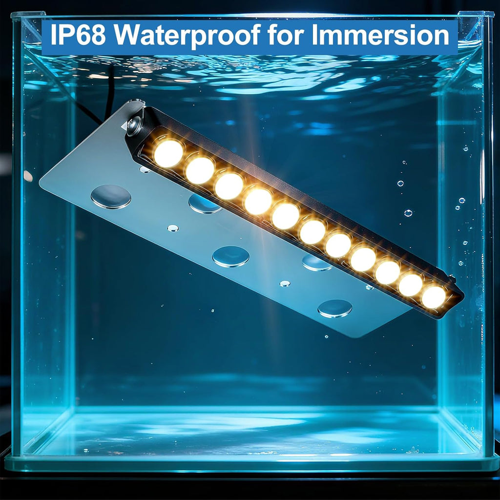 ZZXX 12W Retaining Wall Lights LED Hardscape Lighting Low Voltage Step Lights Warm White Waterproof Outdoor LED Landscape Lighting for Front Door Yard Garage Deck Step with Photocell Sensor 7.8 Inch