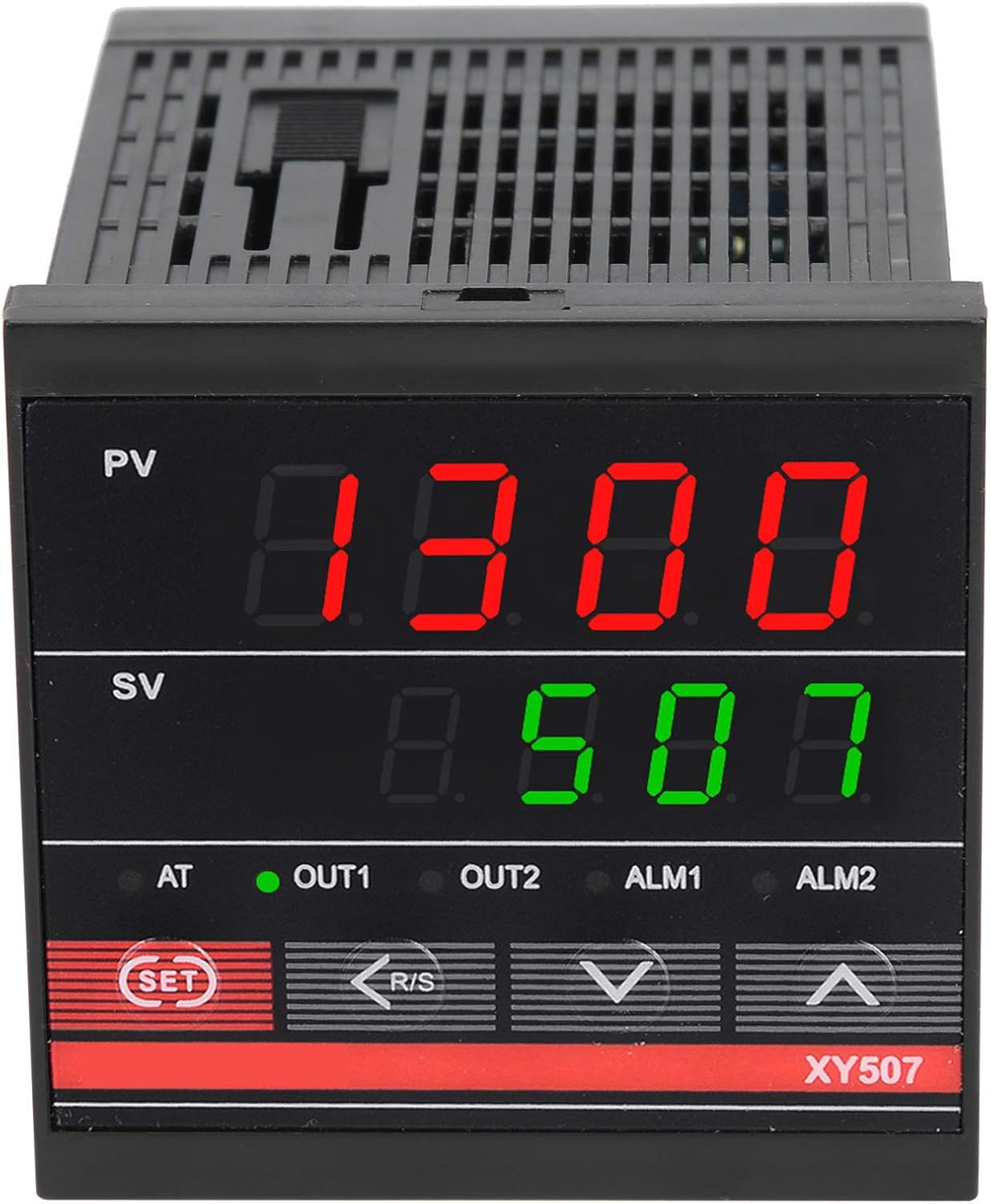Generic Intelligent PID Temperature Controller, Dual Display Set Process Temperature with Auto Tuning Function, for Kiln Furnace Oven Incubator Heating Cooling Control