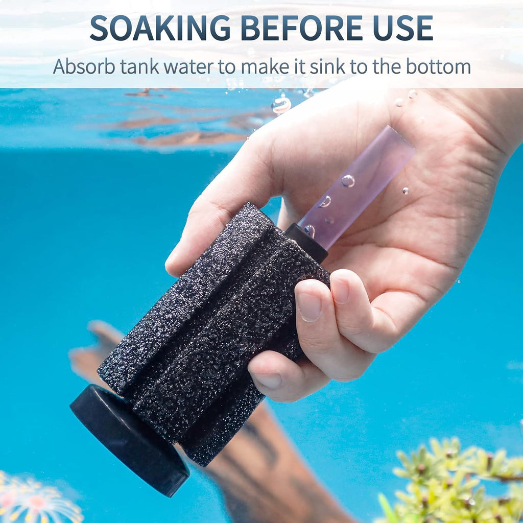 Pawfly Aquarium Bio Sponge Filter Quiet Betta Fry Shrimp and Small Fish Foam Filter for Fish Tanks up to 20 Gallons