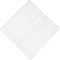 ALEGI Aquarium Plastic Grid Divider Tray Egg Crate,Grid Isolate Board Divider Fish Tank Bottom Black Filter Tray (2 Pcs S)