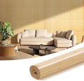 OUZUGIE 1 Pack 96x24 Inch Natural Bamboo Wall Panel – Carbonized Pole Wrap Paneling for Walls, Ceilings, Cabinets, Furniture – Ideal for Bedroom, Living Room & Office DIY Decor