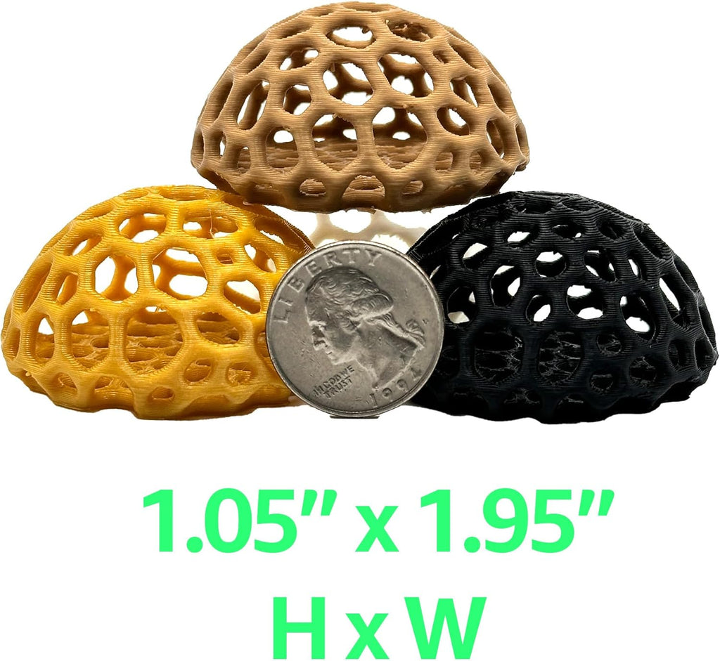 Shrimp Dome Hide - Aquarium Cherry Shrimp Hide - CTWPets Cherry Shimpe Hide (Black)