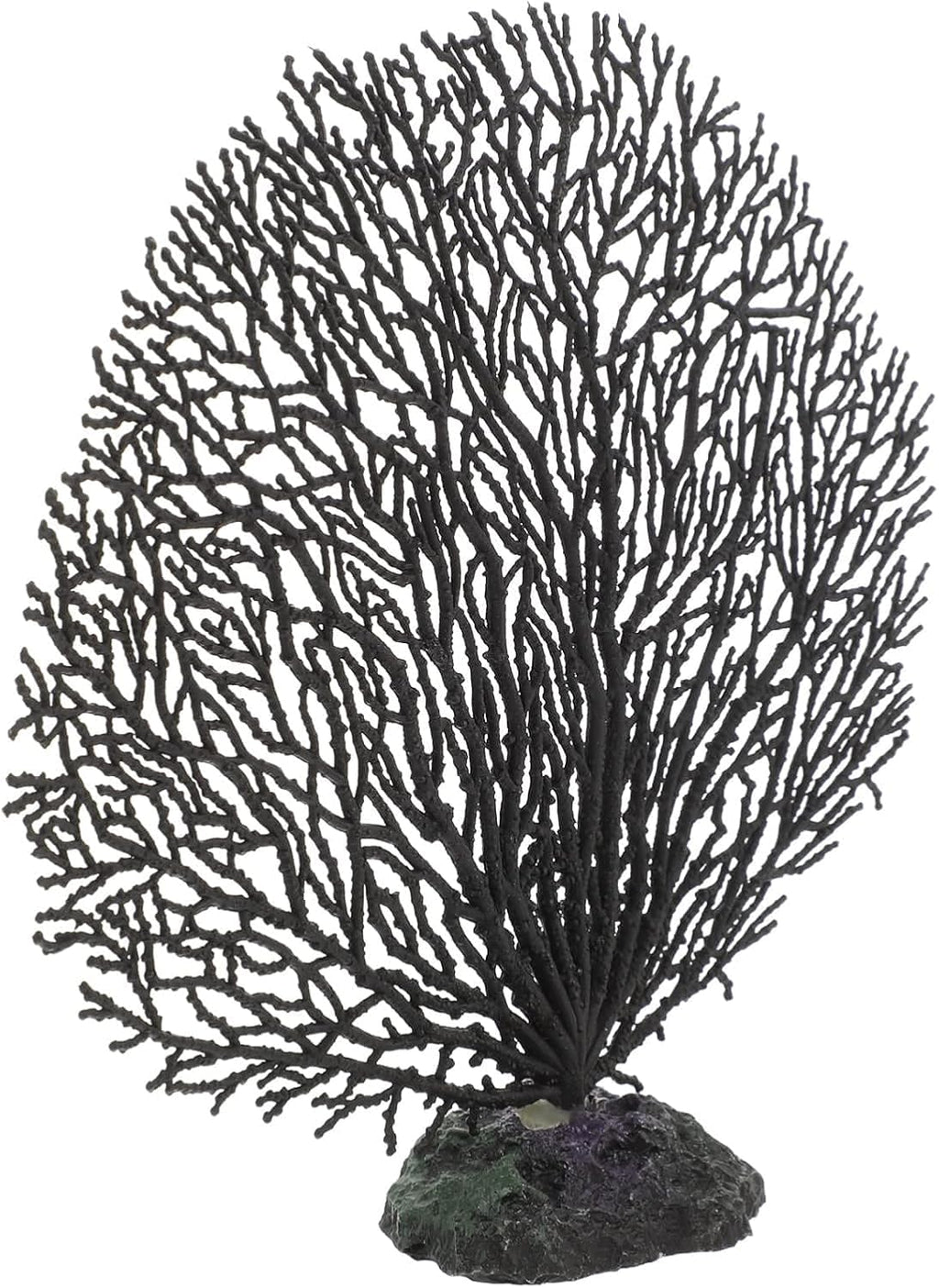 Coral Aquarium Decorations Artificial Fake Coral Reef Decor Fish Tank Ornaments Fish Tank Accessories for Home, Black