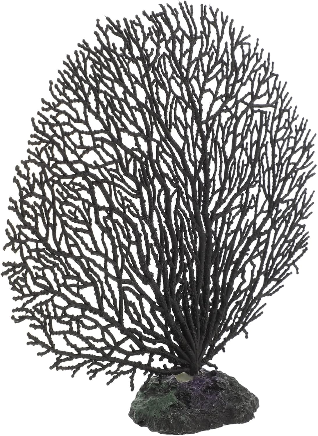 Coral Aquarium Decorations Artificial Fake Coral Reef Decor Fish Tank Ornaments Fish Tank Accessories for Home, Black