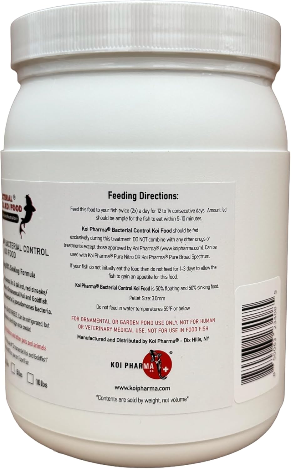 Bacterial Control Koi Food Bacterial Disease Neutralizer