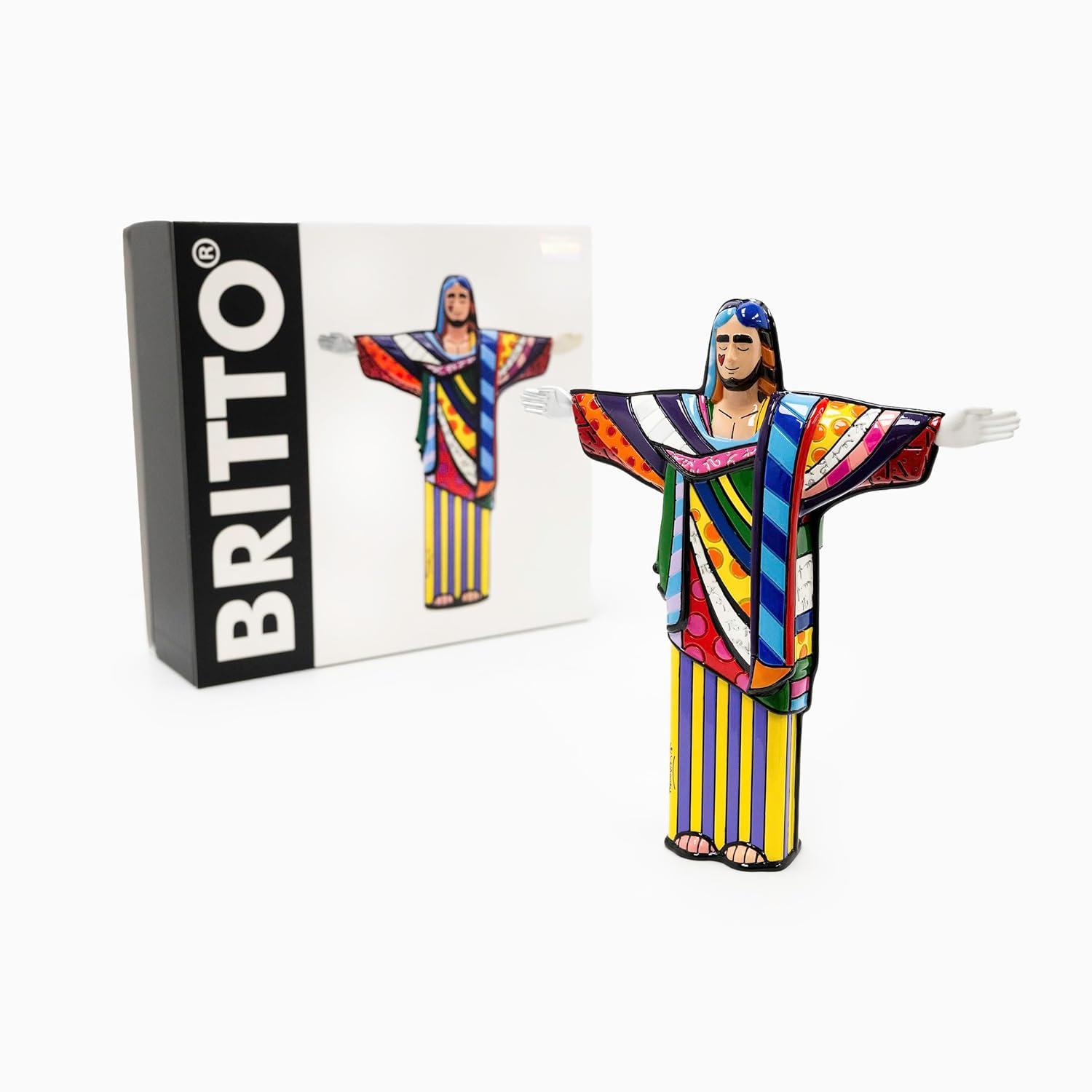 Britto Collectible Figurine - Iconic Art Figurine, Decorative Displays for Modern Home Decor | Designed by Iconic Artist Romero Jesus (Multicolor)