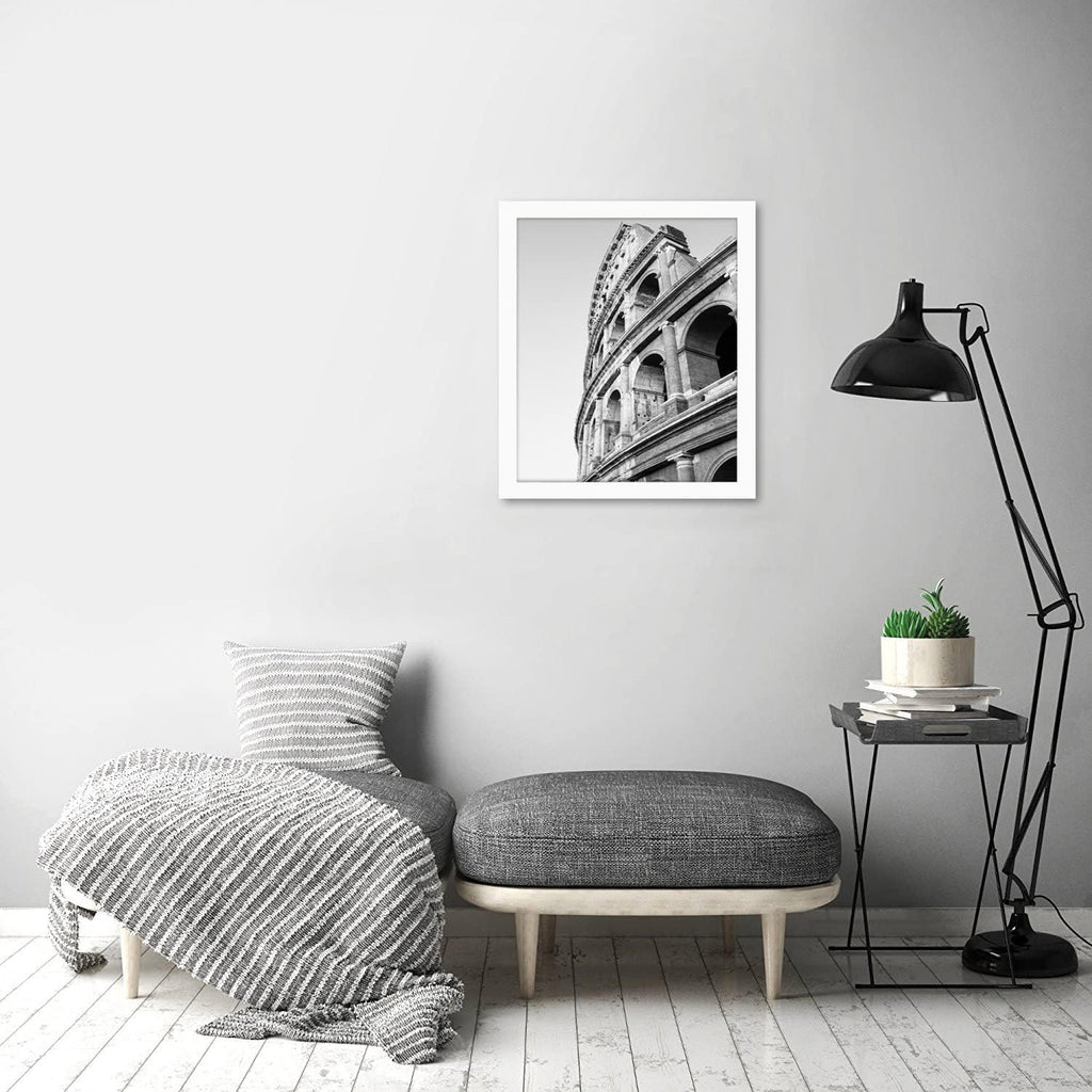 Americanflat 20x24 Picture Frame with Polished Plexiglass - White Picture Frame - Wide Photo Frames Made of Engineered Wood for Vertical or Horizontal Wall Display - Epic Collection - White