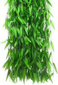 Beebel 50 Strands Artificial Vine Fake Leaves Silk Willow Rattan Wicker Twig for Jungle Party Supplies