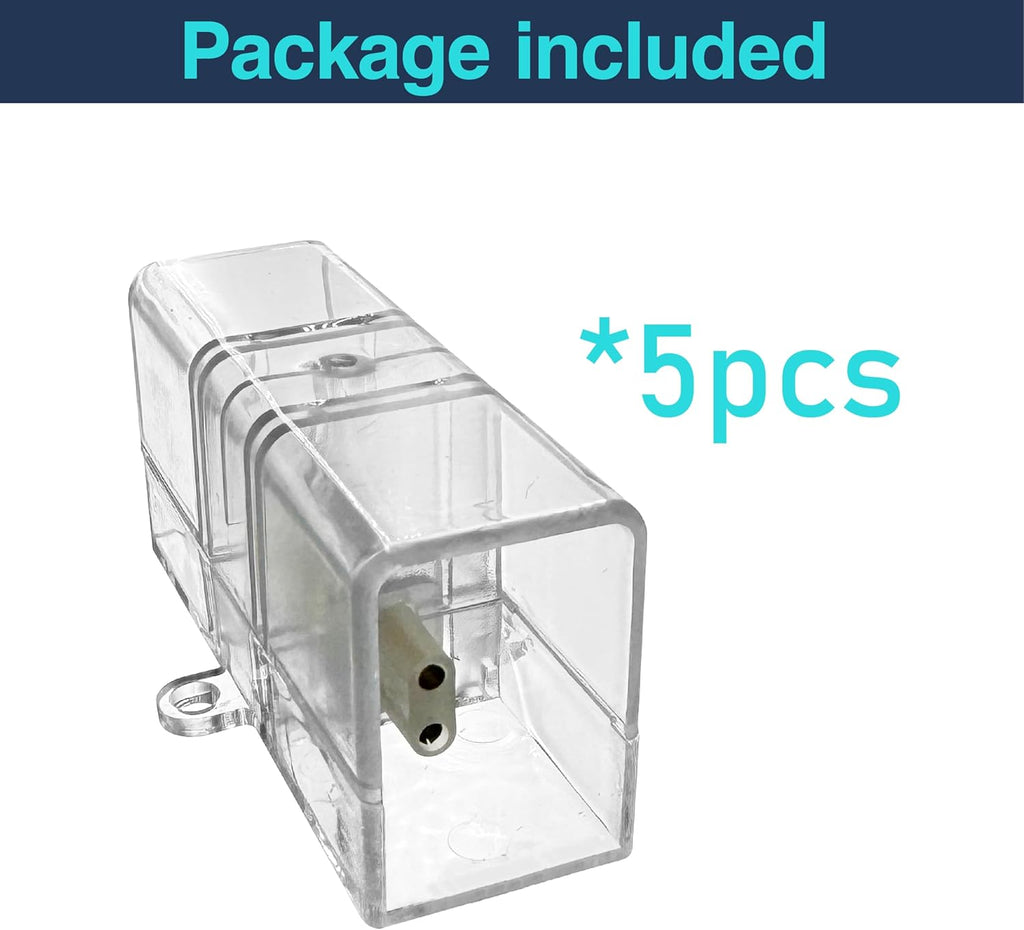 5 Pack Hexagon Garage Light Connectors 180° I-Connector 2 Pin 2 Way LED Garage Light Copper Pin DIY Hexagon Accessories Replacement/Spare for Honeycomb Lighting Systems (5 Pack I Connector)