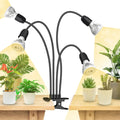 SANSI LED Grow Lights for Indoor Plants, 600W Full Spectrum Gooseneck Clamp Grow Lamp, 40W Power Plant Light with High PPFD for Seeding, Lifetime Free Bulb Replacement Plant Lights for Indoor