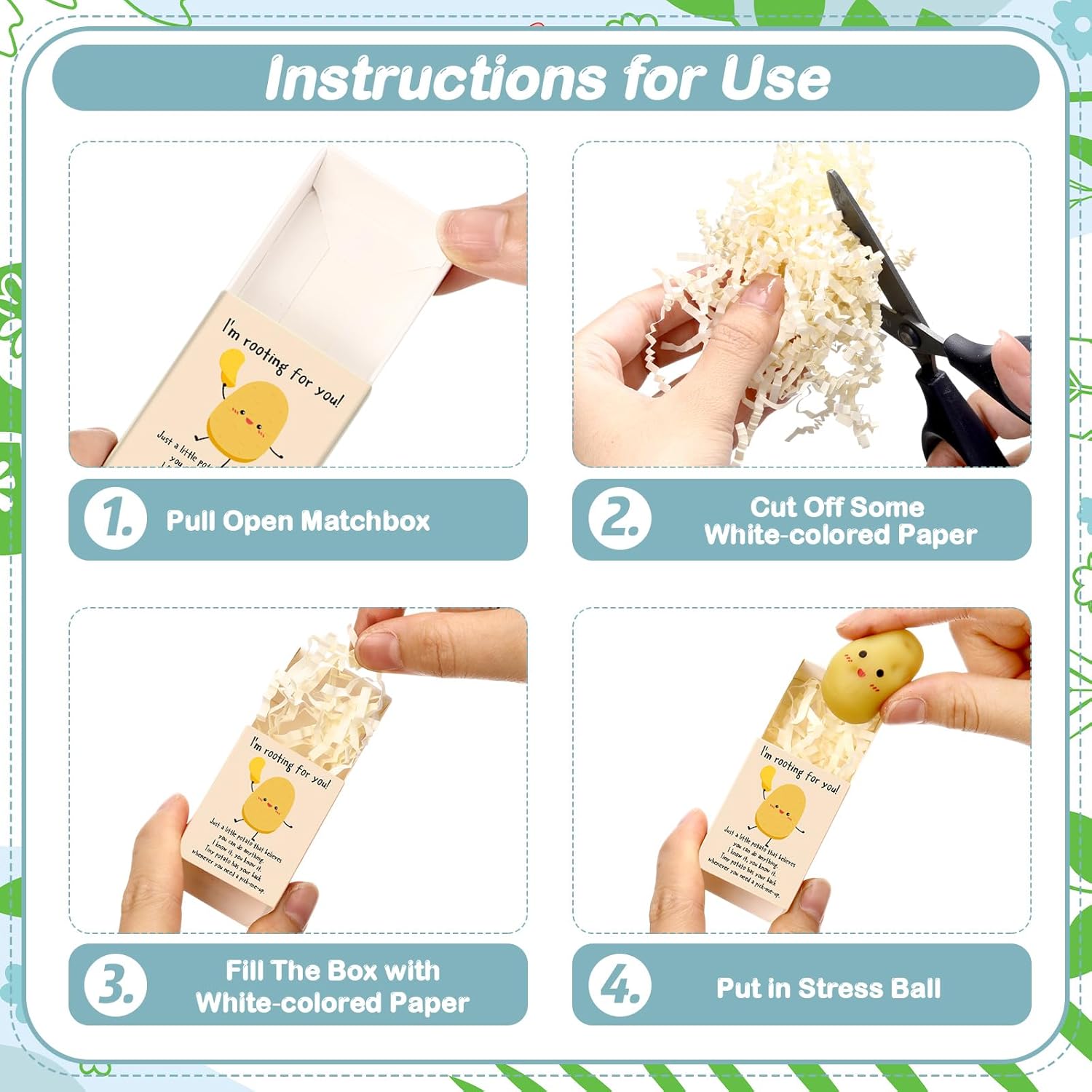 Wettarn 25 Sets Appreciation Gifts Cute Stress Balls with Support Gift Boxes Inspirational Party Favors for Employee Coworker Friends Office Positive Relief Toys Desk Decor
