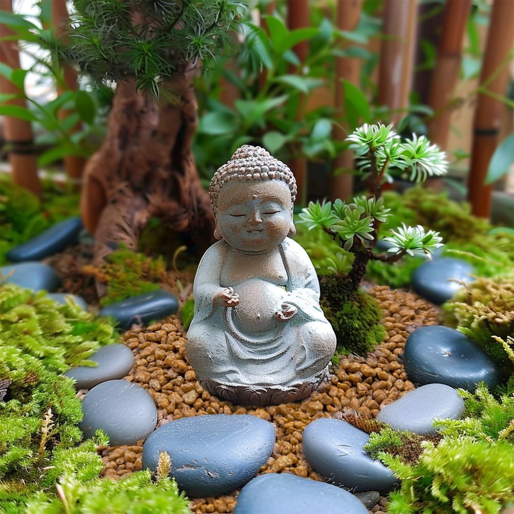 HappyFiller 2-5mm Decorative Succulent Cactus Gravel,Terrarium Small Rocks,Indoor Plants Orchid Soil Cover Stones,Candle Holder Vase Filler Decor Pebbles,0.88 LB Brown