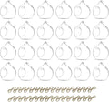 24 Pcs 3.15"/ 8cm Hanging Glass Tealight Holder Globe, Package Improved Plant Terrariums Glass Orbs Air Plants Tea Light Candle Holders, Home Decor Indoor Outdoor Garden (With 2 Holes, 20 Pcs + 4 Pcs)