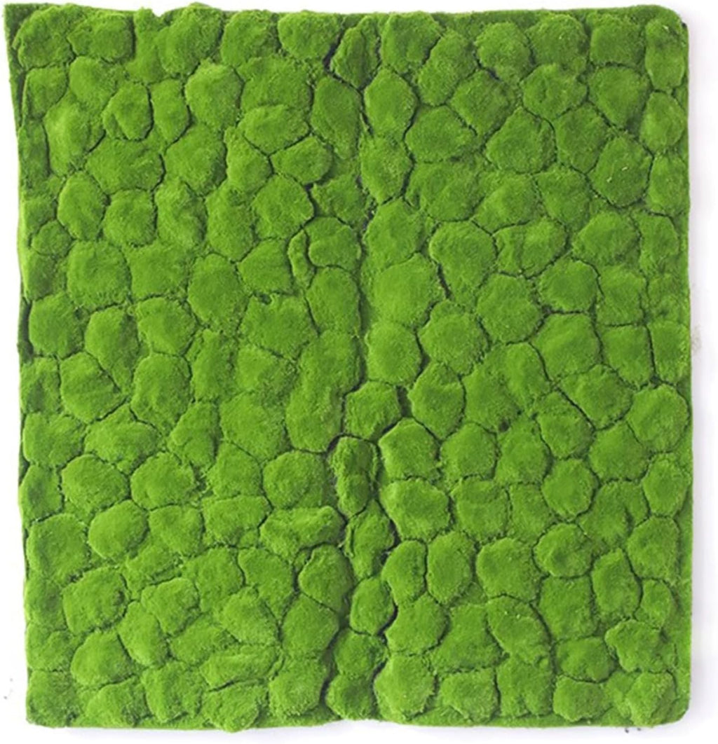 Simulation Artificial Moss Mat 1x1m(3.2x3.2ft) DIY Fake Grass Rug for Patio Home Backyard Balcony Art Wall Florist Decor