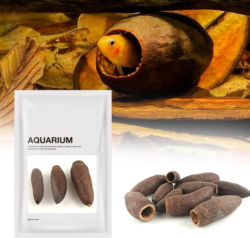 Fish Tanks Natural Hide Natural Simulation Landscape Large Dried Plant Fishtank Landscaping Fish Tanks Aquarium Decoration