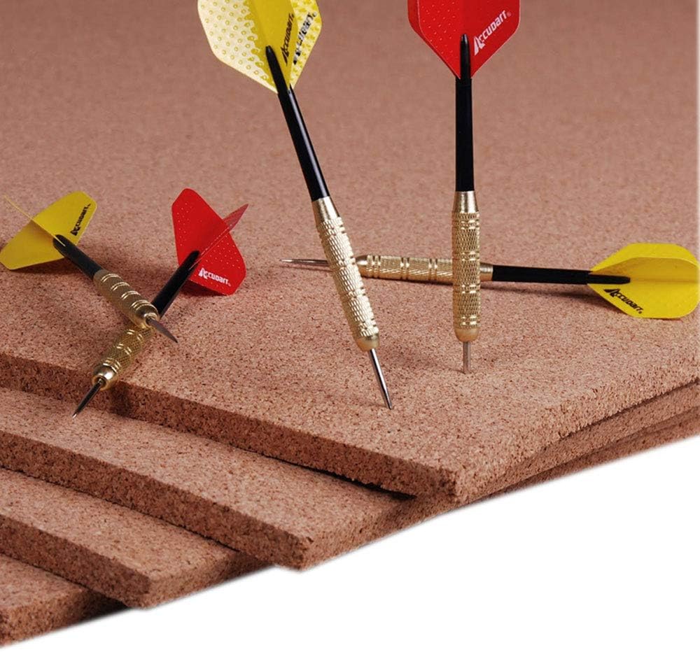 Manton Cork Standard Grade Cork Sheet - 4' x 8' x 1/2", 100% Natural Material for Bulletin Boards, Decorative Photo and Message Push Pin Displays - Perfect for Home, School, and Office