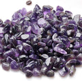 WAYBER 2 Lbs/920g Natural Purple Amethyst Quartz Crystal Stones Irregular Decorative Pebble Rock Sand for Aquarium/Fish Turtle Tank/Vase Fillers/Air Plants/Succulent Plants Decor (Fill 2 Cups)