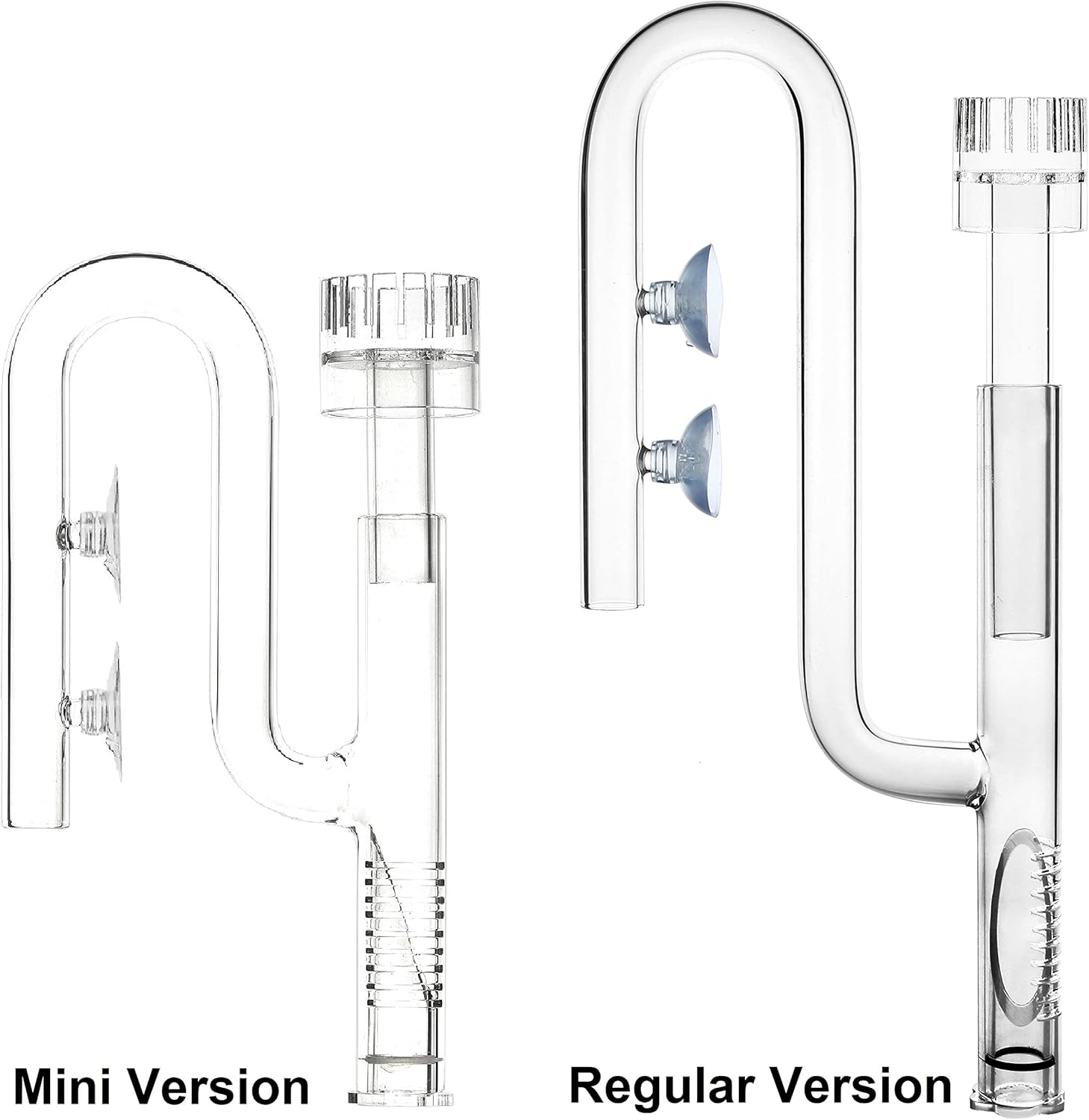 Mini Lily Pipe Inflow with Surface Skimmer for Nano Aquarium (17mm for 16/22mm (5/8'' i.d.) tubing)
