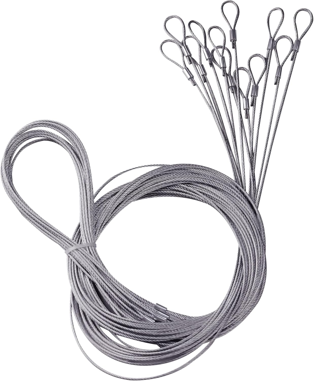 12Pcs Trap Wire (72in 7x7 5/64 Cable) Fits for Traps Extension