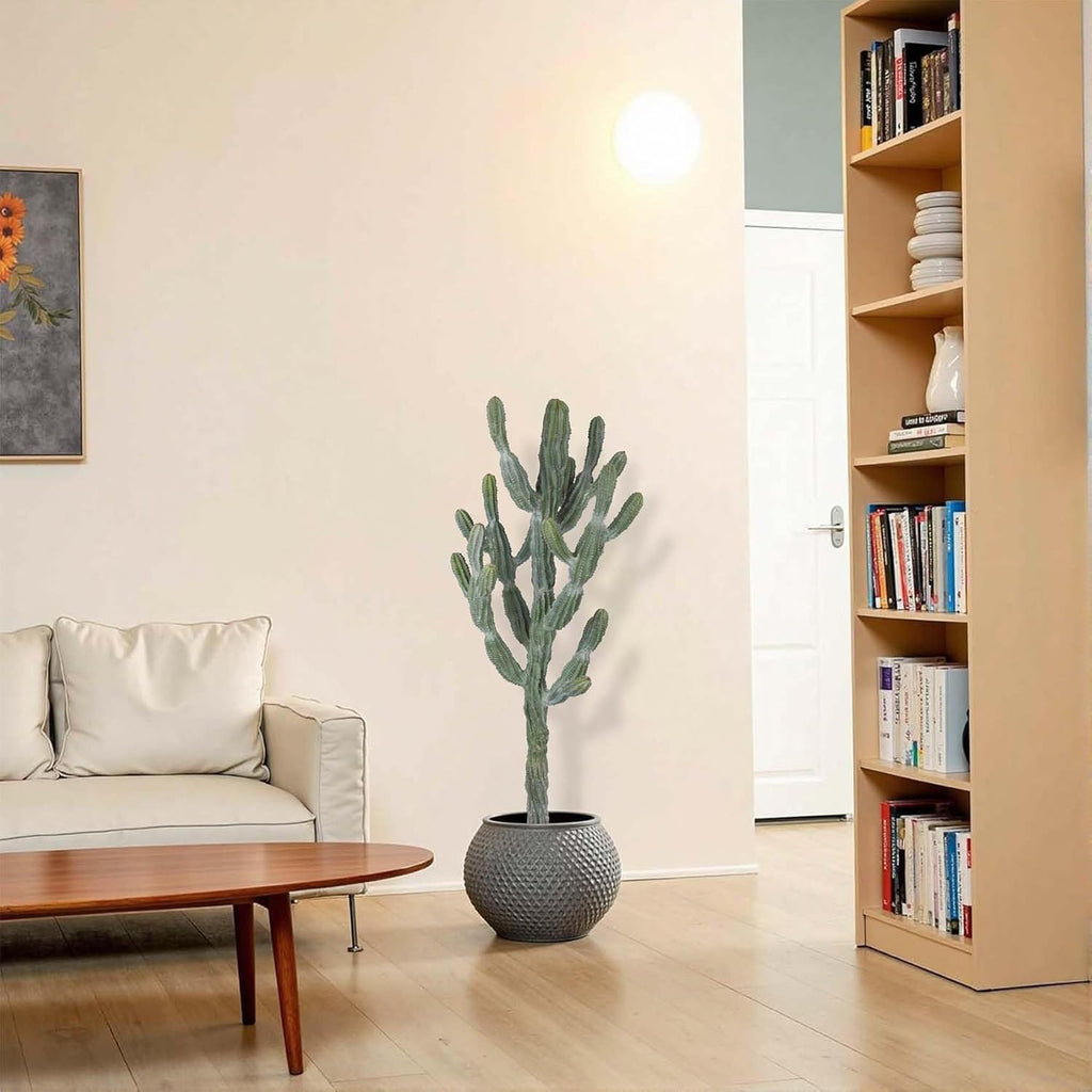 Artificial Cactus 51inch Faux Cacti Fake Saguaro Plants for Indoor Outdoor Home Office Garden Decor