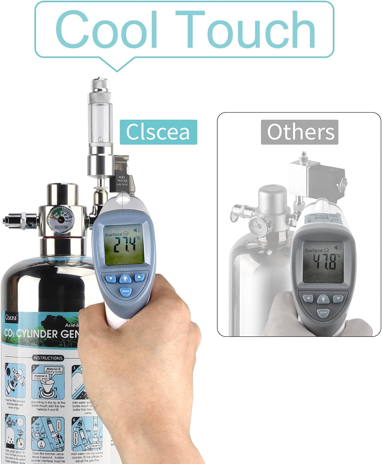 Aquarium CO2 Generator Kit Double Pressurization Enhanced Version, G700S