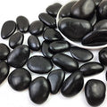 Natural Black River Rocks - 2-3 inch 5LB High Polished Decorative Pebbles, Black Stones for Landscaping, Natural River Rocks for Outdoor Décor, Polished Pebbles for Plants.