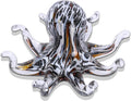 LCCCK Glass Octopus Statue Home Decor, Hand Blown Glass Decor Ocean Figurines Octopus Sculpture, Murano Art Office Desk Paperweights Fish Tank Aquarium Sea Animals Christmas Birthday Gift (Black)