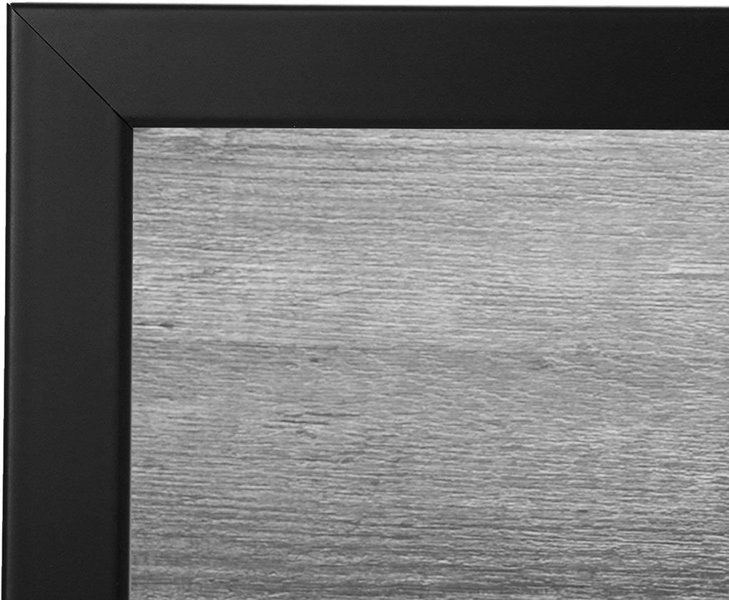 Americanflat 16x20 Picture Frame with Polished Plexiglass - Black Picture Frame - Wide Photo Frames Made of Engineered Wood for Vertical or Horizontal Wall Display - Epic Collection - Black
