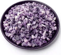 Polished Lepidolite Crystal Chips 200 Pcs - 0.3" 10 oz Tumbled Stone Chips Crushed Sea Glass Stones Healing Reiki Crystal Making Home Decoration