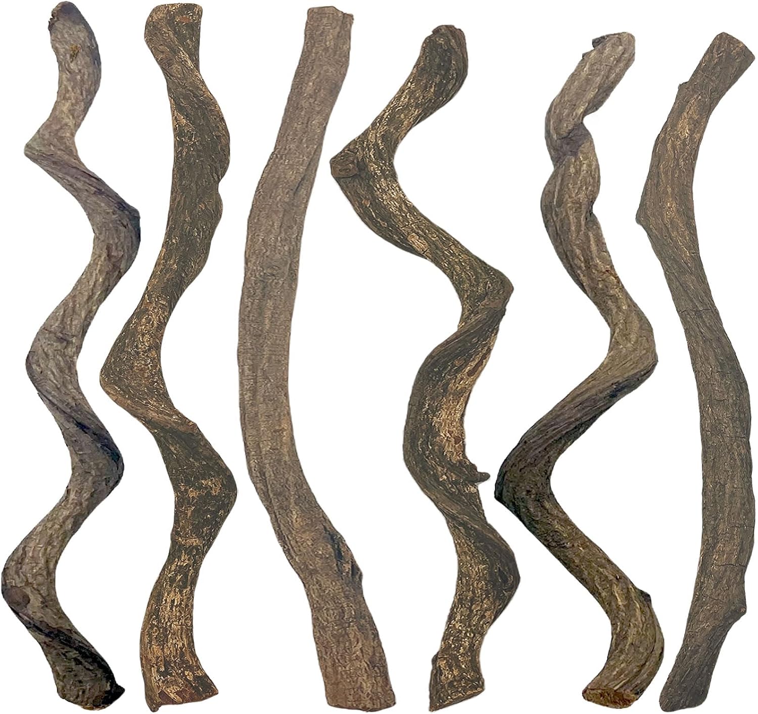 BNOSDM Reptile Forest Climbing Branch Decor 6PCS Crested Gecko Climb Wood Natural Branches Tree for Snake Frog Chameleon Spider Bearded Dragon Terrarium Habitat Tank Accessories