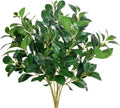 6Pcs Faux Greenery Stems for Vase Artificial Eucalyptus Stems 32.3'' Long Stem Outdoor Eucalyptus Plants Real Touch Greenery Arrangement for Floor Porch Home Decor Wedding Table Centerpiece