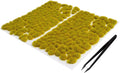 190 Pcs Static Grass Model Grass Tufts Railway Artificial Grass Miniature Grass Tuft Terrain Kit for DIY Model Railway Fairy Garden Diorama Scenery (Set A)