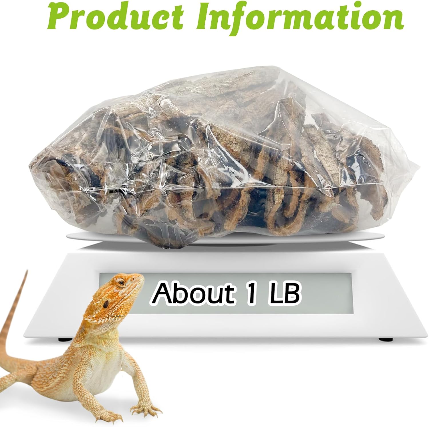 Reptile Cork Bark Bulk 1 Lb Reptile Bark Bedding Natural Flat Cork Wood Pieces Terrarium Substrate Tank Supplies for Bearded Dragon Snake Spiders Hermit Crabs Geckos Tortoise