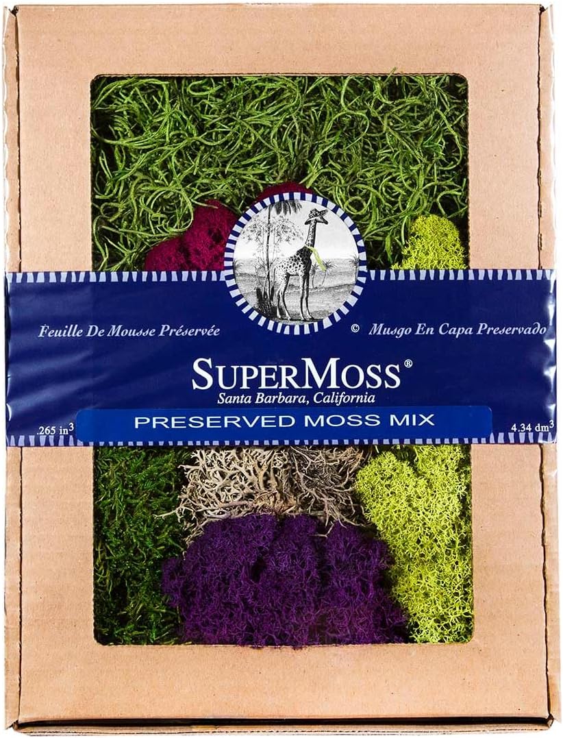 SuperMoss (23317) Moss Mix, Mixed, 120 Cubic"