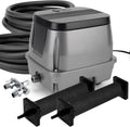 AquaMiracle All-in-1 Koi Pond Aeration Kit Pond Air Pump with Self-Sinking Airline Rubber Air Diffuser, Air Flow Control Pond Aerator for Outdoor Pond 5,000-10,000 Gallons