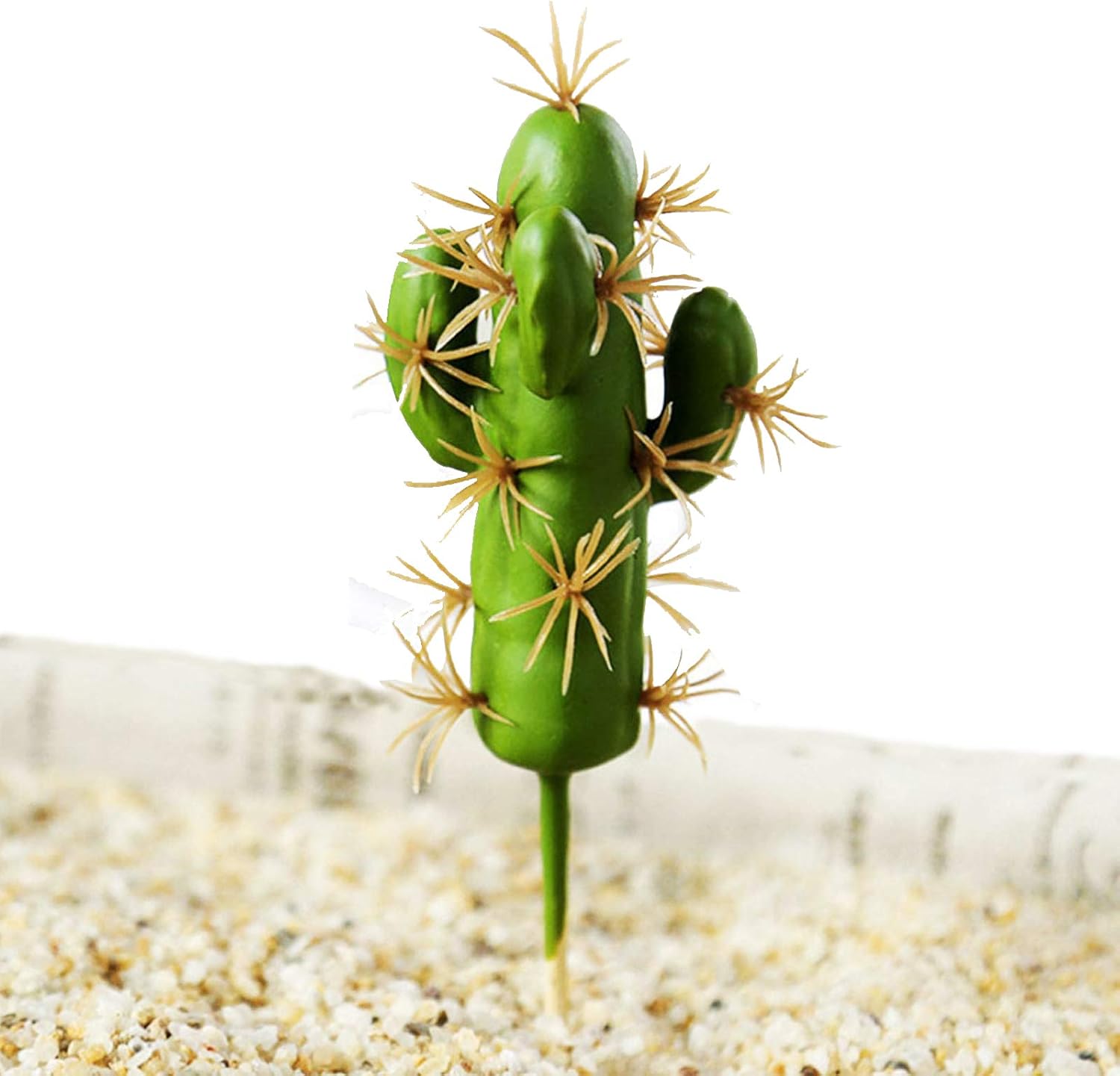 Cayway 10 PCS Faux Fake Succulents Artificial Cactus DecorFaux Cactus Cacti Plant Artificial Cactus Succulent Artificial Succulent Plants for Decoration Faux Cactus Plant Bulk