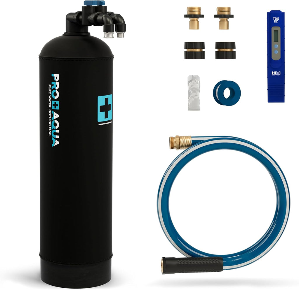 PRO+AQUA Ultra | Spotless 7,200 Gallon Deionizer Spot-Free System for Car & RV Wash, Auto Detailing, High Capacity Spotless Rinse for All Vehicles, Trailers, Motorcycles, Boats