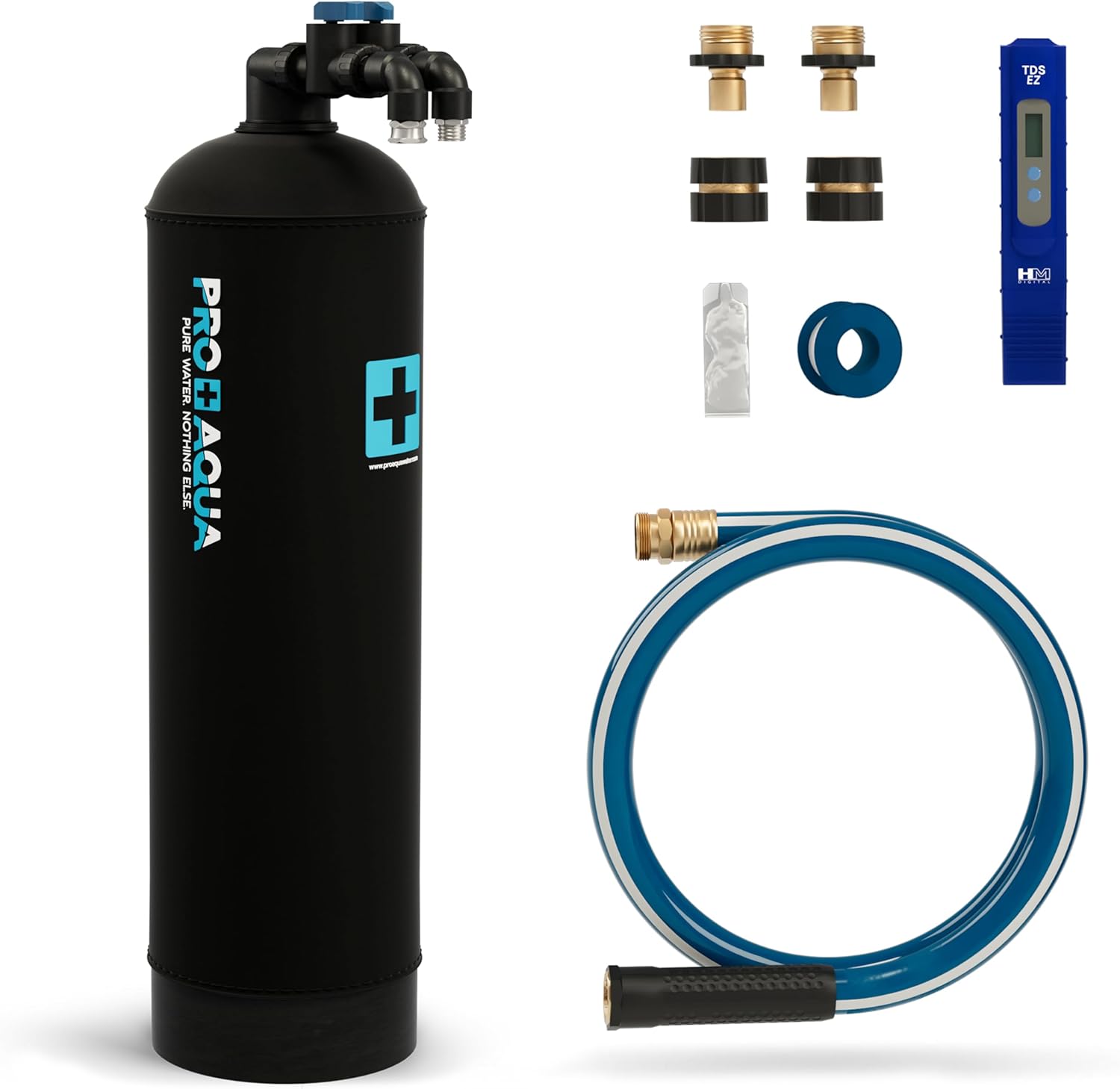 PRO+AQUA Ultra | Spotless 7,200 Gallon Deionizer Spot-Free System for Car & RV Wash, Auto Detailing, High Capacity Spotless Rinse for All Vehicles, Trailers, Motorcycles, Boats
