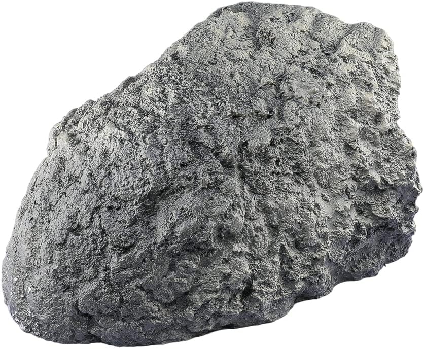 MODERNJOE'S Rock Hideout Caves for Reptile and Amphibians. Decorative Resin for Aquariums & Terrariums. Perfect for Lizards,Snakes,Frogs,Turtles,Geckos,Bearded Dragons - Large(9.3 x 9.3 x 5.7 inches)